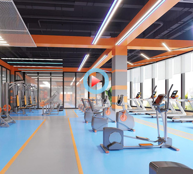 健身游泳館設計全景案例